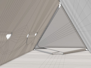 Triangular tube cardboard box 3D Model