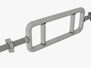 Triceps weight bar 3D Model