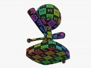 Taco de bola de beisebol trof&eacute;u Modelo 3D
