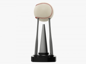 Trophy baseball ball bat 02 Modelo 3D