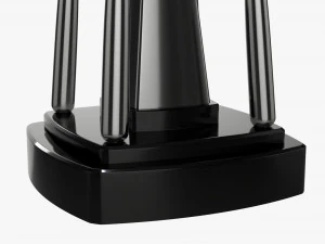 Taco de bola de beisebol trof&eacute;u 02 Modelo 3D