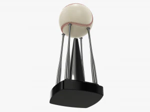 Taco de bola de beisebol trof&eacute;u 02 Modelo 3D