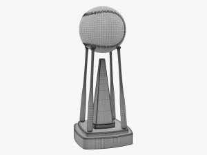 Trophy baseball ball bat 02 Modelo 3D