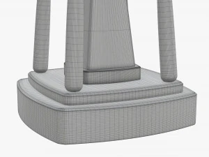 Taco de bola de beisebol trof&eacute;u 02 Modelo 3D