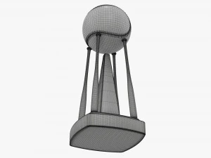 Taco de bola de beisebol trof&eacute;u 02 Modelo 3D