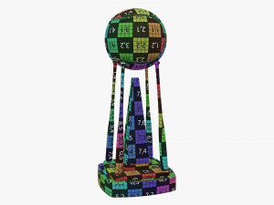Trophy baseball ball bat 02 Modelo 3D