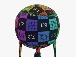 Taco de bola de beisebol trof&eacute;u 02 Modelo 3D