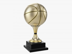 Trophy basketball ball 3D Model