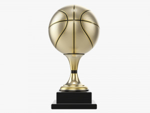 Trophy basketball ball 3D 模型