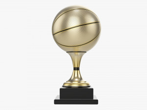 Trophy basketball ball 3D 模型