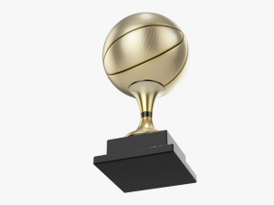 Trophy basketball ball 3D 模型