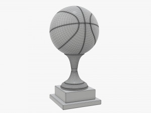 Trophy basketball ball 3D 模型
