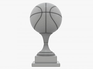 Trophy basketball ball 3D 模型
