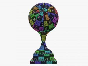 Trophy basketball ball 3D 模型