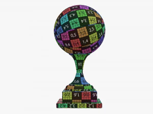 Troph&auml;en-Basketballball 3D Modell
