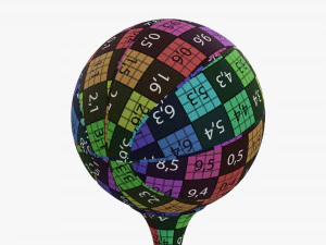 Troph&auml;en-Basketballball 3D Modell