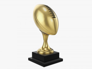 Trophy football ball 3D Model