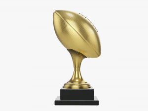 Trophy football ball 3D Model