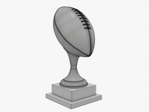 Trophy football ball 3D Model