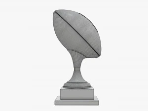 Trophy football ball 3D Model