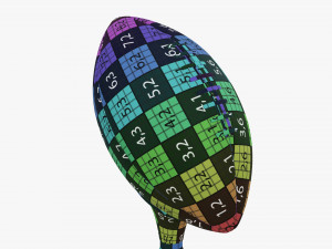 Trophy football ball 3D Модель