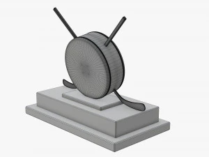 Trophy hockey 3D Model