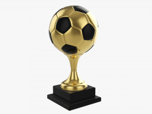 Trophy soccer ball 3D Model