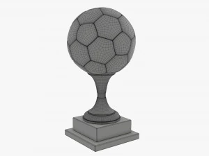 Bal&oacute;n de f&uacute;tbol trofeo Modelo 3D
