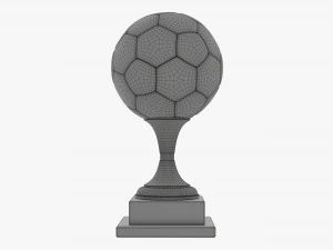 Bal&oacute;n de f&uacute;tbol trofeo Modelo 3D