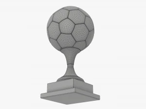 Bal&oacute;n de f&uacute;tbol trofeo Modelo 3D