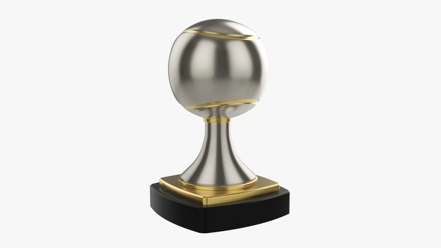 Trophy tennis ball 3D Model .c4d .max .obj .3ds .fbx .stl .blend 