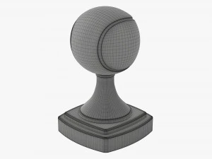Trophy tennis ball 3D Model