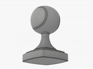 Trophy tennis ball Modelo 3D