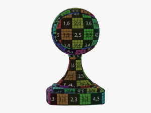 Trophy tennis ball 3D Model