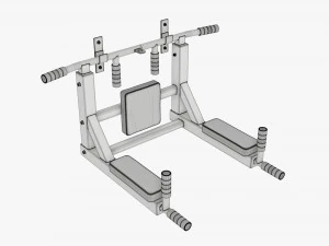Universal pull-up bar 3D Model