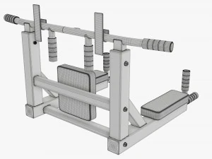 Universal pull-up bar 3D Model