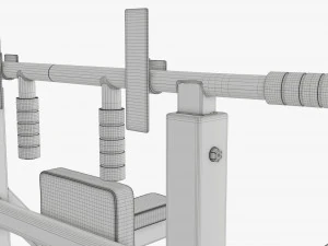 Universal pull-up bar 3D Model