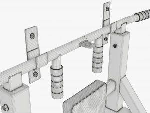 Universal pull-up bar 3D Model