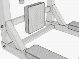 Universal pull-up bar 3D Model