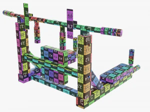 Universal pull-up bar 3D Model