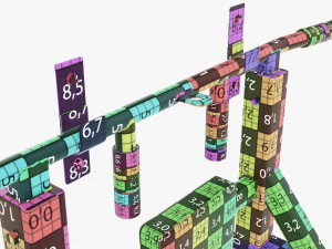Universal pull-up bar 3D Model