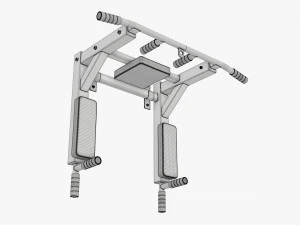 Barra de pull-up universal 2 Modelo 3D