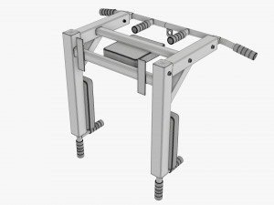 Universal pull-up bar 2 Modelo 3D