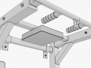 Barra de pull-up universal 2 Modelo 3D