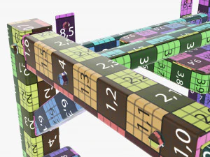 Barra de pull-up universal 2 Modelo 3D