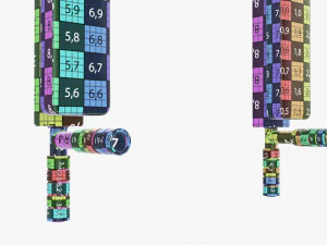 Barra de pull-up universal 2 Modelo 3D