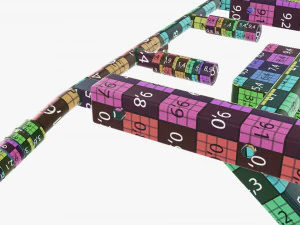 Barra de pull-up universal 2 Modelo 3D