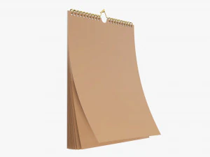 Calendrier mural 01 Modèle 3D