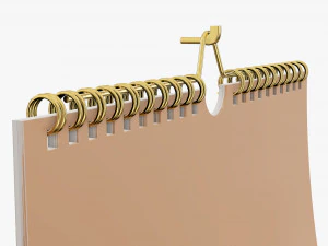 Wall calendar 01 3D Model