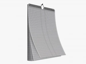 Wall calendar 01 3D Model